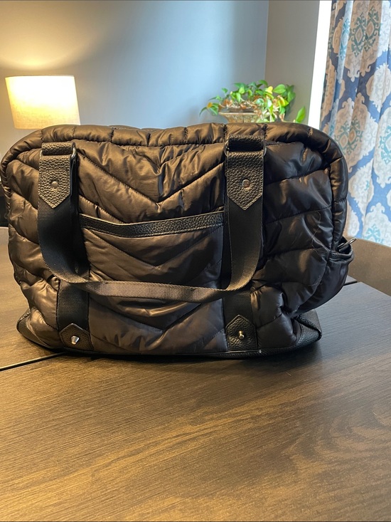 Cynthia Rowley Handbags - Cynthia Rowley Black Quilted Travel Tote Bag